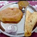 Anita Uttam Patel's cooksnap of when they made Chole bhture.