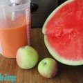 El cooksnap de jorbasmar cuando hizo Gazpacho de sandía, manzana y albahaca.