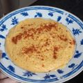 El cooksnap de Michelle cuando hizo Hummus de garbanzos, perejil y zanahoria.