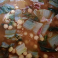 El cooksnap de Sylvie Guillard cuando hizo Potaje de garbanzos con acelgas, panceta ibérica y jamón.