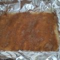 El cooksnap de Ana Puig cuando hizo Coca en llanda (receta tradicional de mi madre).
