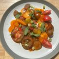 Linda L. 's cooksnap of when they made Heritage Tomato and mozzarella salad.
