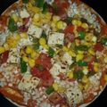 Shashi Bist Chittora का कुकस्नैप जब उन्होंने अनियन टोमैटो पिज्जा (Onion Toamto Pizza recipe in Hindi) बनाया था।