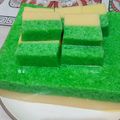 Cooksnap dari Puji Resni untuk resep Puding lumut Pandan lapis puding mentega