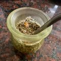 El cooksnap de Lu cuando hizo Mate con yerba de coco.