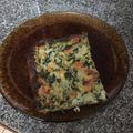 El cooksnap de gabriela pascal cuando hizo Soufflé de espinaca y queso.