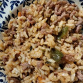 El cooksnap de Andrea Clavería Gutiérrez cuando hizo Carne picada de pavo y pollo con arroz cocido.