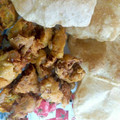 sona hirani's cooksnap of when they made Kanda bhaji.