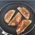 El cooksnap de Cora cuando hizo Quesadillas de jamón y queso (Sincronizadas).