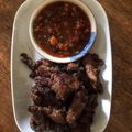 Cooksnap Cempaka Putih semasa beliau membuat Daging Bakar Ala Thai.