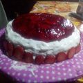 El cooksnap de Cintia Ibañez cuando hizo Torta de frutillas con crema de leche.