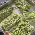 Cooksnap dari Sherly untuk resep Mie Bayam Homemade NO MSG.Aman untuk MPASI dan Anak anak