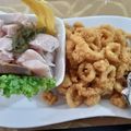 El cooksnap de Sylvia Sanchez cuando hizo Chicharrón de Mariscos.