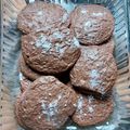 El cooksnap de Jessica Servin cuando hizo Cookies de brownie en caja (exquisita).