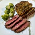 Angie's cooksnap of when they made Herbal Hasselback potatoes.