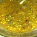 El cooksnap de Nazario Terrero cuando hizo Chivo en salsa de gandules con coco.