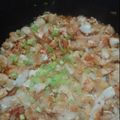 El cooksnap de Gabriela Carimoney cuando hizo Relleno para empanadas de pollo.