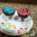 El cooksnap de Diego Infante cuando hizo Falso Muffy, con buttercream de queso y bizcocho base de choco.