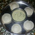 Thakar asha's cooksnap of when they made ઇડલી વીથ નાળિયેરની ચટણી (idli with Chutney recipe in Gujarati).