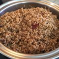 El cooksnap de AnaLy Rivera-Santiago cuando hizo Arroz con cebolla y tocineta (bacon - tocino).