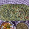 Geeta Panchbhai का कुकस्नैप जब उन्होंने बथुआ पराठा (Bathua Paratha recipe in Hindi) बनाया था।