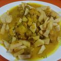 El cooksnap de María Jurado cuando hizo Pollo con aceitunas estilo marroquí en olla exprés.