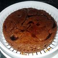 El cooksnap de Katherine Subiaut cuando hizo Flan de chocolate vegano.