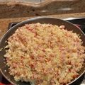 El cooksnap de Eva Gonzalez cuando hizo Arroz chino.
