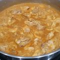 El cooksnap de Carmen cuando hizo Pollo al curry.