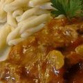 El cooksnap de MARALA🍀🍀 cuando hizo Goulash de carne con spetzels fáciles.