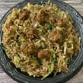 Hemaxi Patel's cooksnap of when they made મન્ચુરિયન રાઈસ (Manchurian Rice Recipe In Gujarati).