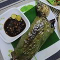 Cooksnap Maizatul Akma semasa beliau membuat Ikan Cencaru Bakar Sumbat Sambal Kelapa.
