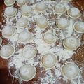 El cooksnap de Alison Lucas cuando hizo Masa de Sorrentinos.