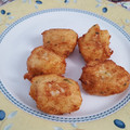 El cooksnap de Arantza cuando hizo Buñuelos de bacalao.