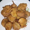 Aqsa mukhtiar's cooksnap of when they made Aloo ke pakoray.