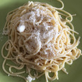 El cooksnap de astrid badia cuando hizo Spaghetti Cacio e Pepe.