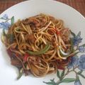 El cooksnap de Eva Martinez cuando hizo Tallarines al wok.