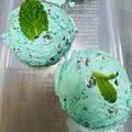猫の手程度's cooksnap of when they made チョコミントアイス.