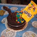 El cooksnap de Barbara Moralez cuando hizo Torta de cumpleaños antigravedad.