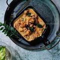 Cooksnap Ahlia Syed Firdaus semasa beliau membuat Ayam buttermilk level fine dining.
