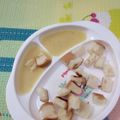 Cooksnap dari Sondang Simamora untuk resep 3. Sup krim labu kuning (dengan roti tawar) MPASI1 thn