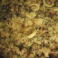 El cooksnap de romina herrera cuando hizo Paella.