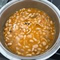 El cooksnap de Evuxi cuando hizo Alubias blancas con almejas 🌊.