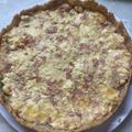 El cooksnap de Susana Boschi cuando hizo Tarta 4 quesos y jamón.