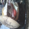 El cooksnap de Dante Trinchin cuando hizo Pan exprés de hamburguesa.
