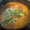 El cooksnap de celsita cuando hizo Caldo de pollo con arroz.
