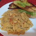 El cooksnap de Yul Samir Caicedo cuando hizo Spaghetti con pollo.