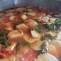 El cooksnap de Albana Nieves cuando hizo Chupín de pescado.