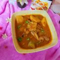 AriFa Iqbal's cooksnap of when they made Aloo Gosht Ka Salan in wood stove 💞🥰❤️.