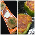 Dipika Bhalla का कुकस्नैप जब उन्होंने स्डफ्ड कैपसिकम रिंग (stuffed capsicum rings recipe in Hindi) बनाया था।